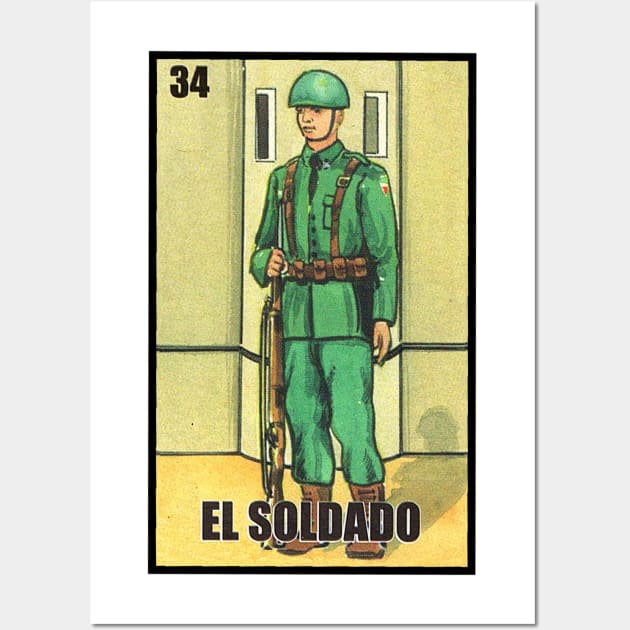 EL SOLDADO Wall Art by The Losers Club